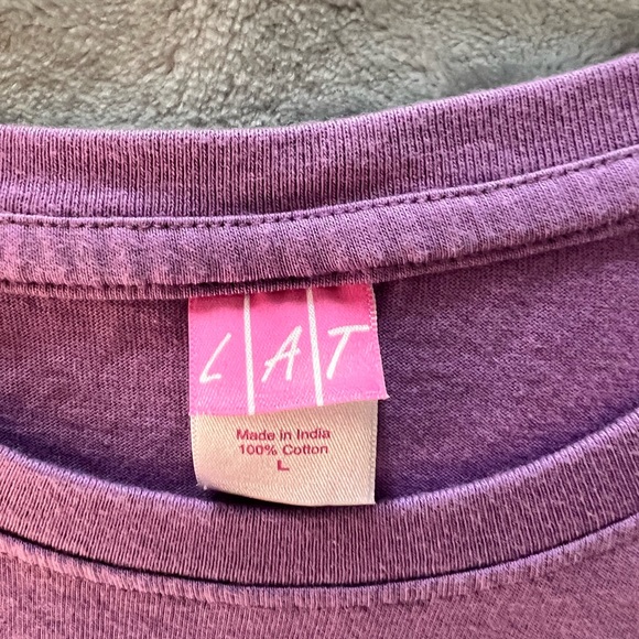 Woman’s HOG Tee Shirt, Size Large, Purple - Picture 3 of 4